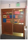 Bookcase Exit Door - Trader Joes